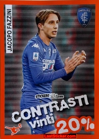 Sticker Jacopo Fazzini - Calciatori 2023-2024 Celebration
 n. 24 - Panini