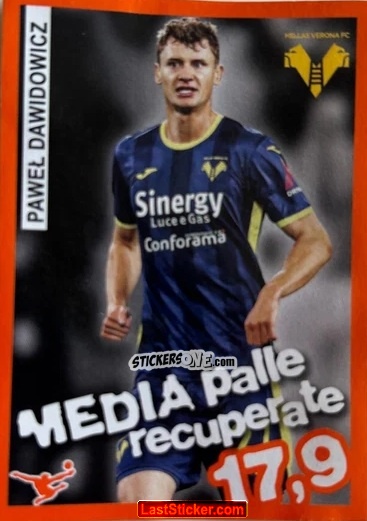Cromo Pawel Dawidowicz - Calciatori 2023-2024 Celebration
 n. 44 - Panini