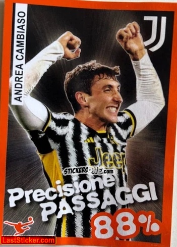 Cromo Andrea Cambiaso - Calciatori 2023-2024 Celebration
 n. 59 - Panini