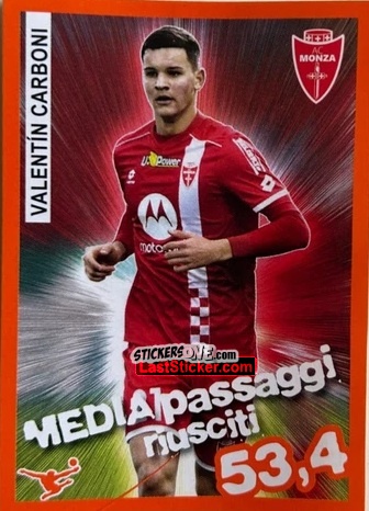 Figurina Valentin Carboni - Calciatori 2023-2024 Celebration
 n. 83 - Panini