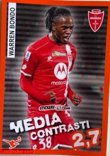 Cromo Warren Bondo - Calciatori 2023-2024 Celebration
 n. 84 - Panini