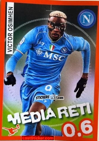 Sticker Victor Osimhen - Calciatori 2023-2024 Celebration
 n. 85 - Panini