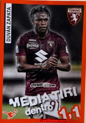 Cromo Duvan Zapata - Calciatori 2023-2024 Celebration
 n. 110 - Panini
