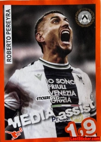 Figurina Roberto Pereyra - Calciatori 2023-2024 Celebration
 n. 116 - Panini