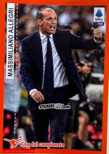 Sticker Allegri In Partenza - Calciatori 2023-2024 Celebration
 n. 121 - Panini