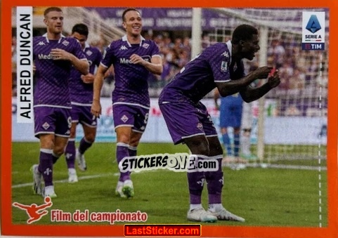 Sticker Alfred Duncan - Calciatori 2023-2024 Celebration
 n. 122 - Panini