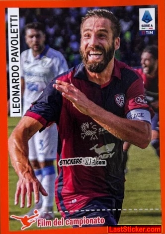 Sticker Leonardo Pavoletti - Calciatori 2023-2024 Celebration
 n. 127 - Panini