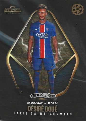 Figurina Désiré Doué - UCC Summer Signings 2024
 n. 49 - Topps