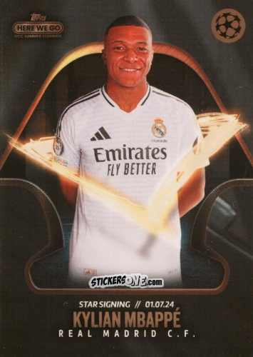 Figurina Kylian Mbappé - UCC Summer Signings 2024
 n. 62 - Topps