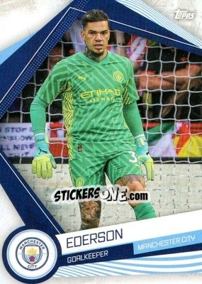 Sticker Ederson - Manchester City 2023-2024
 n. MAN-1 - Topps