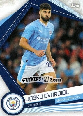 Sticker Joško Gvardiol - Manchester City 2023-2024
 n. MAN-8 - Topps