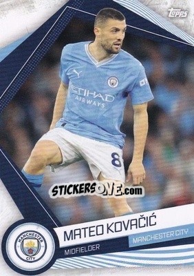Sticker Mateo Kovačić - Manchester City 2023-2024
 n. MAN-10 - Topps