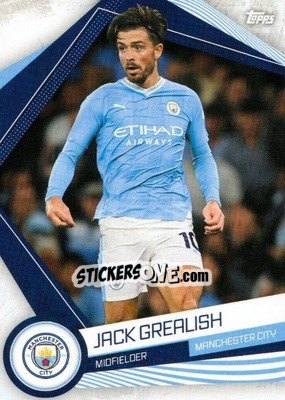 Sticker Jack Grealish - Manchester City 2023-2024
 n. MAN-11 - Topps