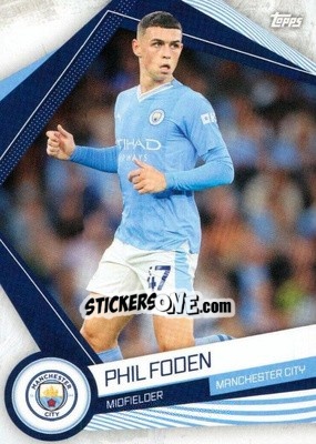 Sticker Phil Foden - Manchester City 2023-2024
 n. MAN-15 - Topps