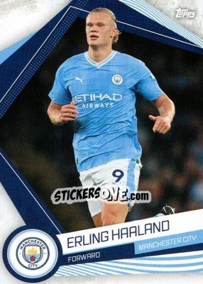 Sticker Erling Haaland - Manchester City 2023-2024
 n. MAN-20 - Topps