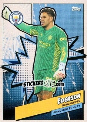 Sticker Ederson - Manchester City 2023-2024
 n. MANH-1 - Topps