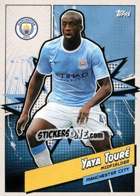 Sticker Yaya Touré - Manchester City 2023-2024
 n. MANH-8 - Topps