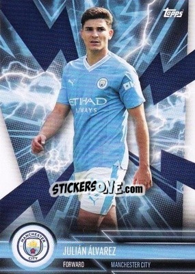 Sticker Julián Álvarez - Manchester City 2023-2024
 n. MANS-1 - Topps