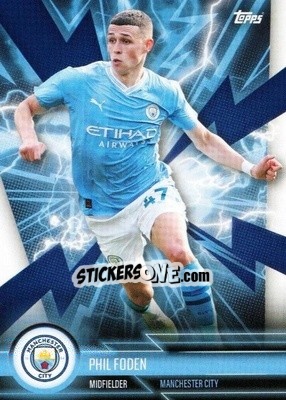 Sticker Phil Foden - Manchester City 2023-2024
 n. MANS-2 - Topps