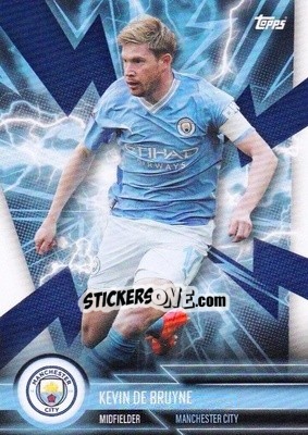Sticker Kevin De Bruyne - Manchester City 2023-2024
 n. MANS-4 - Topps