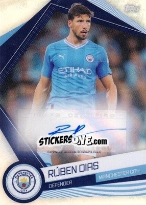 Sticker Rúben Dias - Manchester City 2023-2024
 n. BA-RD - Topps