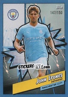 Sticker John Stones - Manchester City 2023-2024
 n. MANH-5bu - Topps