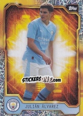 Sticker Julián Álvarez - Manchester City 2023-2024
 n. MANG-3e - Topps