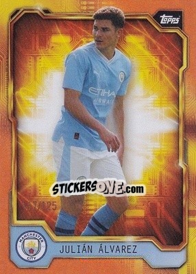 Sticker Julián Álvarez - Manchester City 2023-2024
 n. MANG-3o - Topps