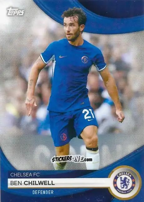 Sticker Ben Chilwell - Chelsea Team Set 2023-2024
 n. 10 - Topps