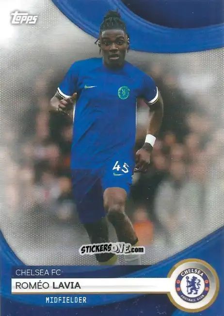 Sticker Roméo Lavia - Chelsea Team Set 2023-2024
 n. 13 - Topps