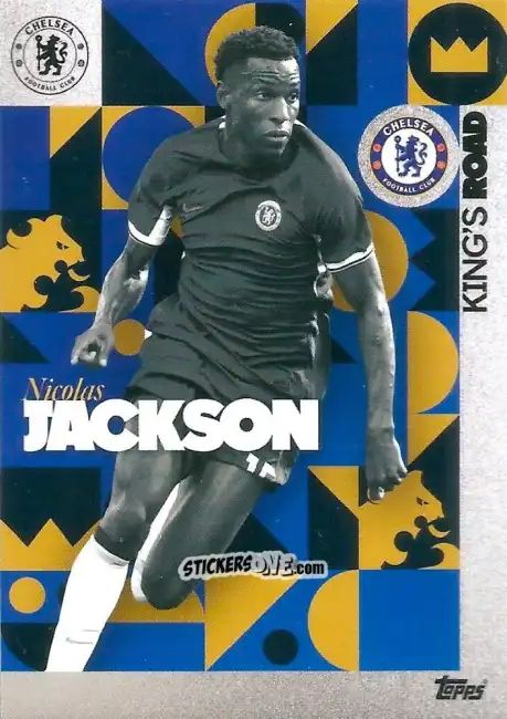 Cromo Nicolas Jackson - Chelsea Team Set 2023-2024
 n. 26 - Topps