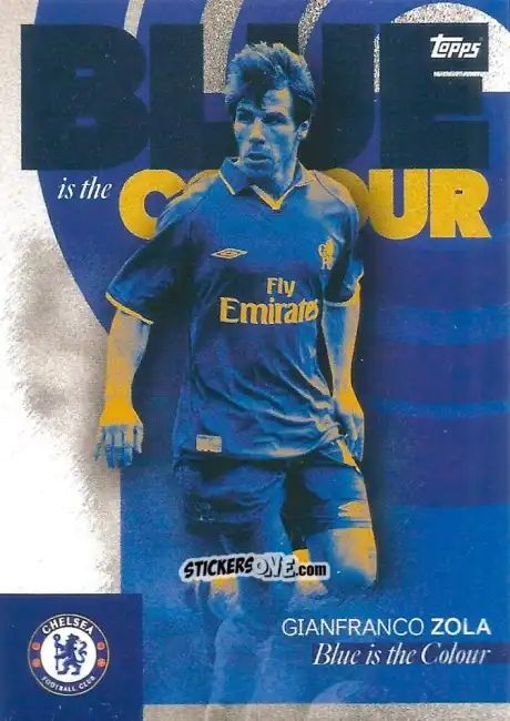 Cromo Gianfranco Zola - Chelsea Team Set 2023-2024
 n. 42 - Topps