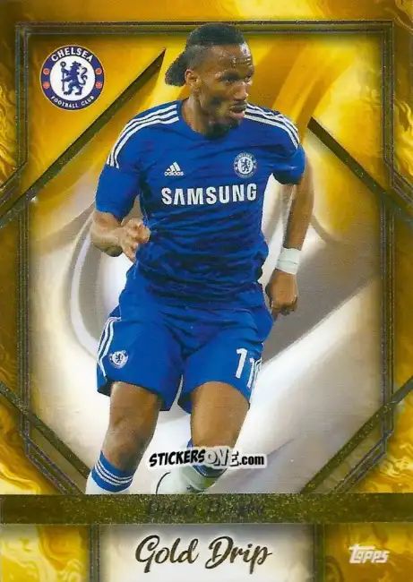 Sticker Didier Drogba - Chelsea Team Set 2023-2024
 n. 47 - Topps