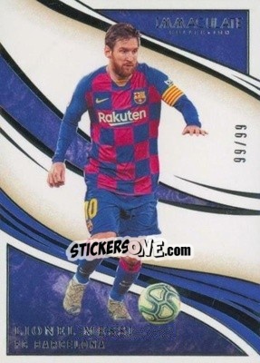 Sticker Lionel Messi - Immaculate Soccer 2020
 n. 10 - Panini