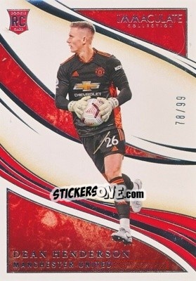 Sticker Dean Henderson - Immaculate Soccer 2020
 n. 33 - Panini