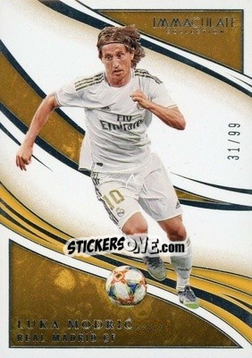 Sticker Luka Modric - Immaculate Soccer 2020
 n. 48 - Panini