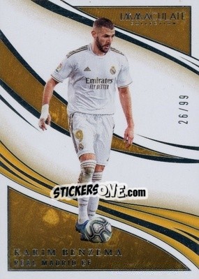 Sticker Karim Benzema - Immaculate Soccer 2020
 n. 54 - Panini