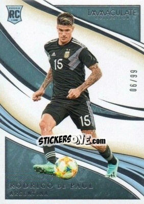 Sticker Rodrigo de Paul - Immaculate Soccer 2020
 n. 65 - Panini