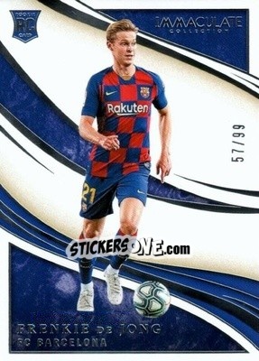Sticker Frenkie de Jong - Immaculate Soccer 2020
 n. 68 - Panini