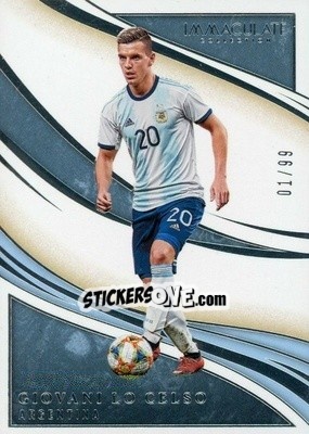 Sticker Giovani Lo Celso - Immaculate Soccer 2020
 n. 71 - Panini