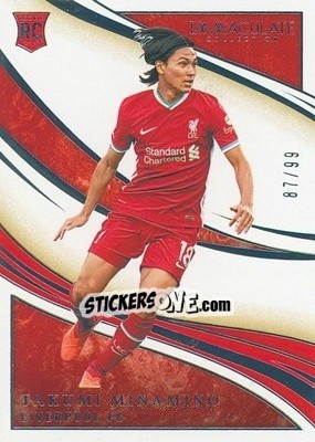 Sticker Takumi Minamino - Immaculate Soccer 2020
 n. 97 - Panini