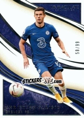 Sticker Christian Pulisic - Immaculate Soccer 2020
 n. 136 - Panini