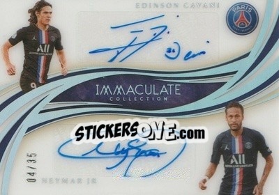 Sticker Edinson Cavani / Neymar Jr - Immaculate Soccer 2020
 n. D-CN - Panini