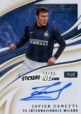 Sticker Javier Zanetti - Immaculate Soccer 2020
 n. I-JZ - Panini