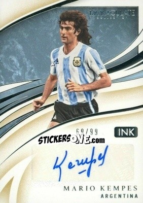 Sticker Mario Kempes - Immaculate Soccer 2020
 n. I-MKE - Panini