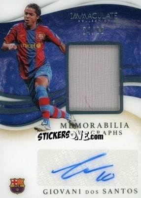Sticker Giovani Dos Santos - Immaculate Soccer 2020
 n. MA-GDS - Panini