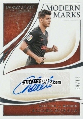 Sticker Alvaro Morata - Immaculate Soccer 2020
 n. MM-AMO - Panini