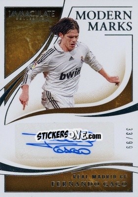 Sticker Fernando Gago - Immaculate Soccer 2020
 n. MM-FG - Panini