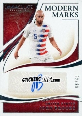 Sticker John Brooks - Immaculate Soccer 2020
 n. MM-JB - Panini