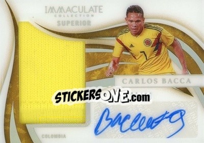Sticker Carlos Bacca - Immaculate Soccer 2020
 n. SS-CBA - Panini